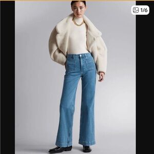 & Other Stories Blue Flare Jeans